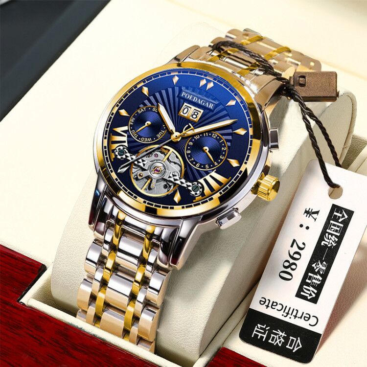 Waterproof Multifunctional Men's Automatic Mechanical Watch