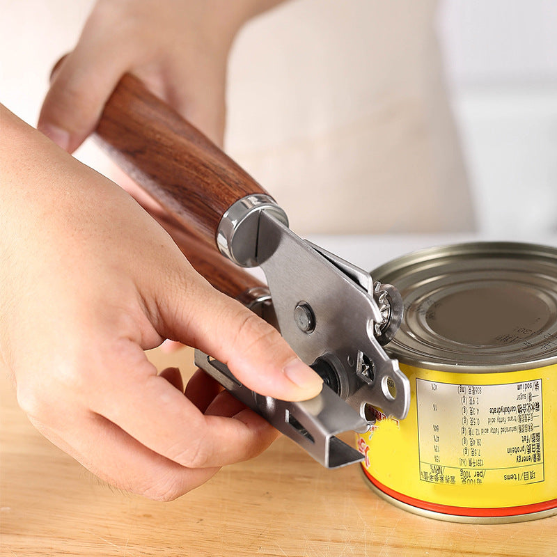 Kitchen Gadget Set Rosewood Bottle Opener Egg Beater Peeler Pizza Shovel Knife Corset Stainless Steel Suit