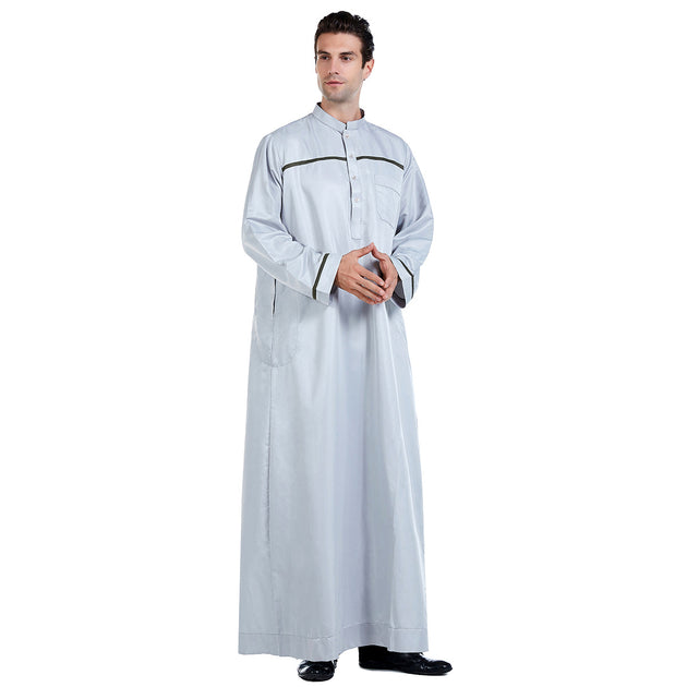 Foreign Trade Muslim Arab Middle East Men's Robe – Regal Comfort