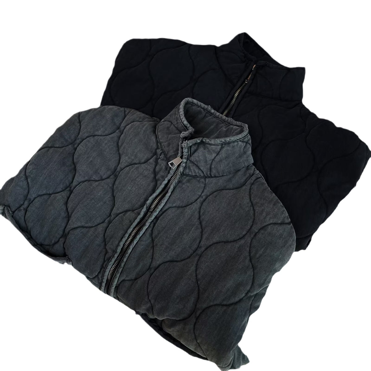 Large Pocket Lace-up Long Sleeve Cotton Coat Jacket Washed Cotton-padded Coat For Women