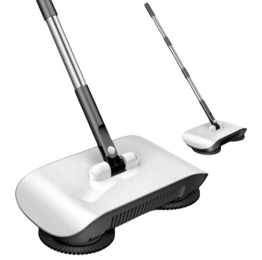 3-in-1 Hand Push Sweeper - Broom Dustpan Mop All-in-One Cleaner