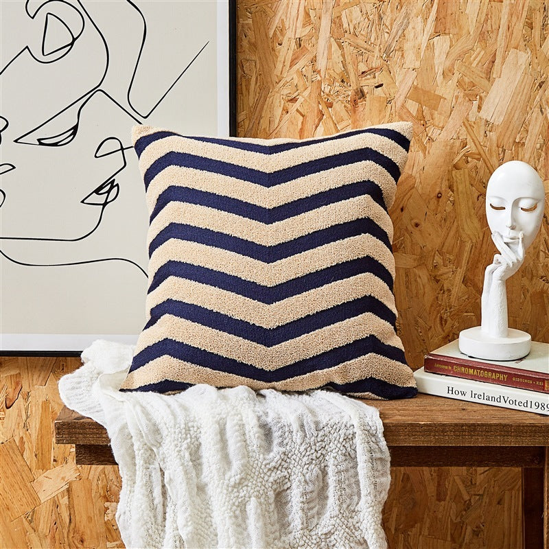 Simple Embroidered Cushion Embroidered Pillow Cover