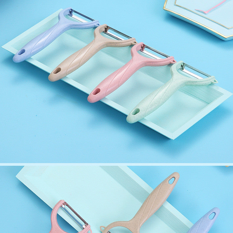 Stainless steel domestic fruit peeler