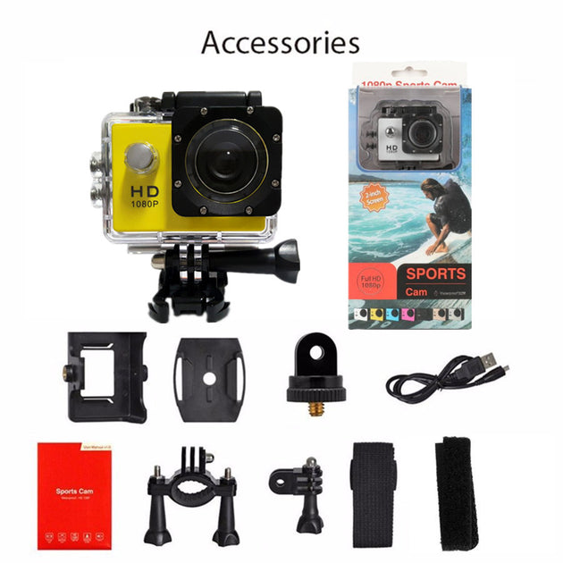 Waterproof Sports Camera 1080P 30M Diving Action Camera | Regal Comfort