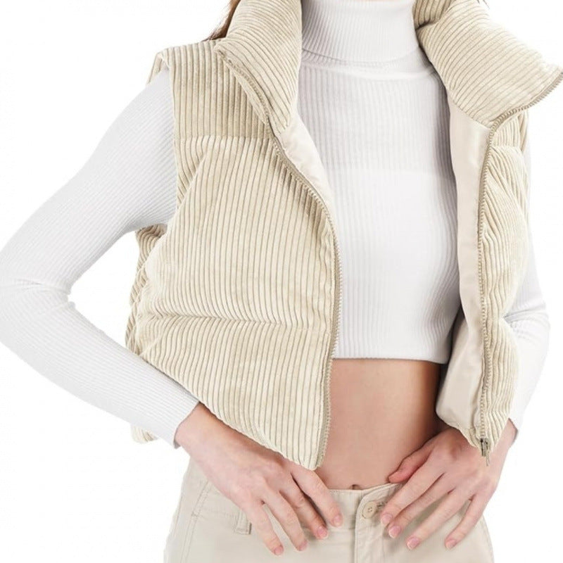 Vest Sleeveless Cotton Coat Jacket Women