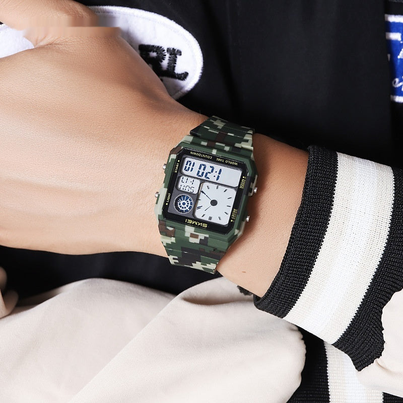Men's Waterproof Multifunctional Electronic Sports Watch