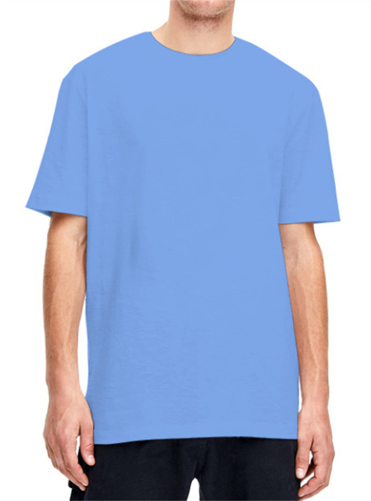 American Size Short Sleeve T-shirt Male Plus