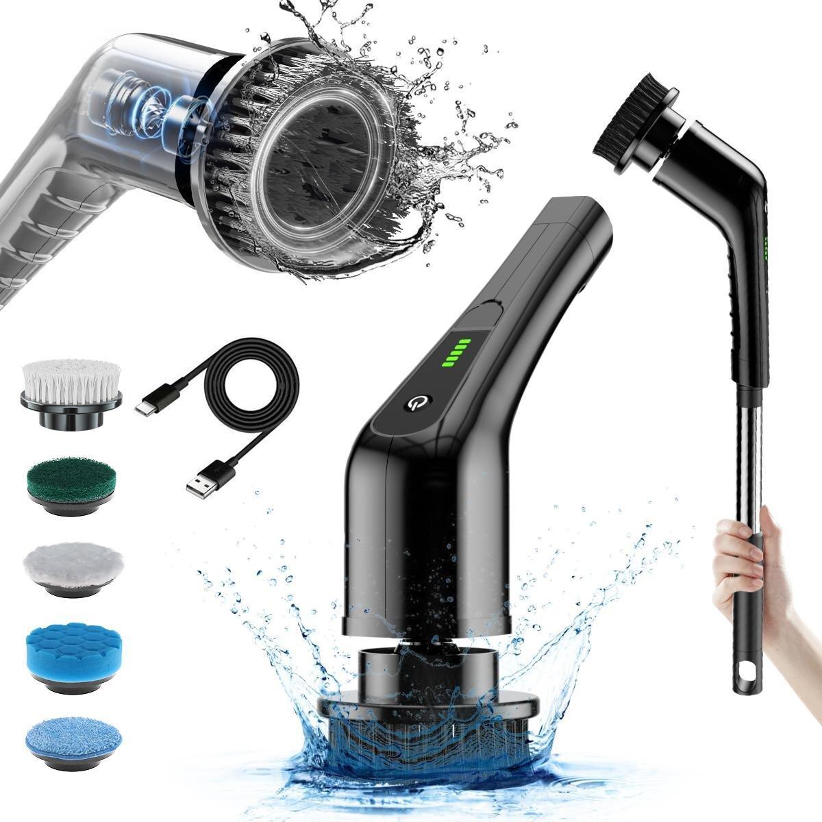 Cordless Electric Cleaning Brush for Kitchen and Home