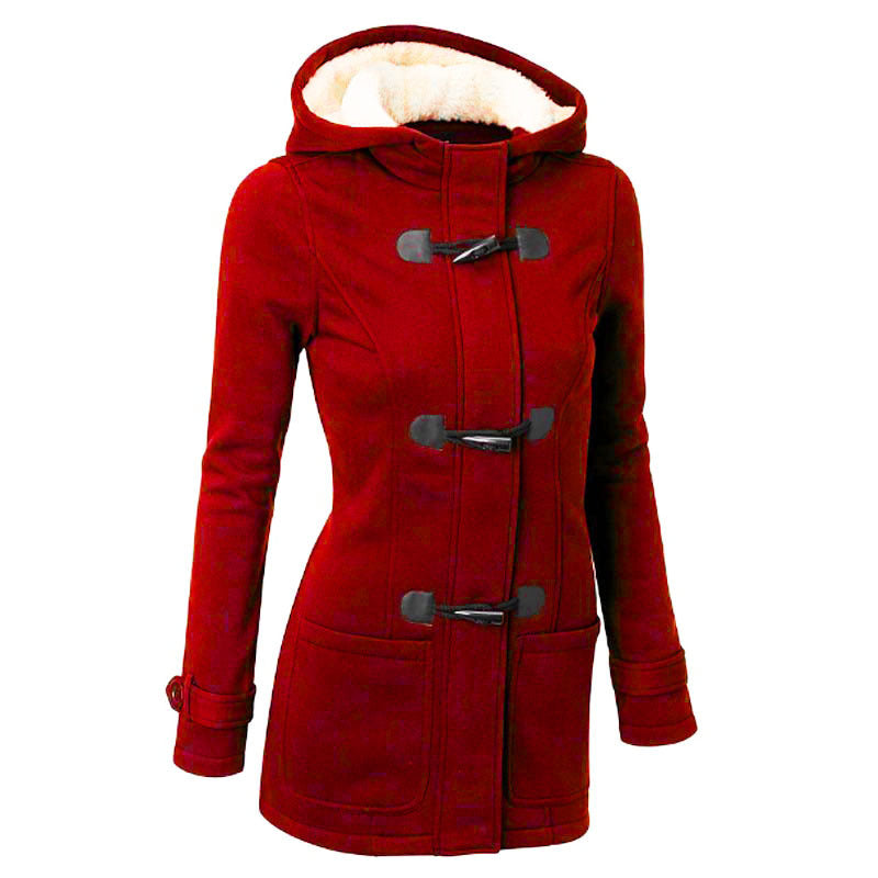 Hooded Jacket Sweater Cotton-padded Coat For Women