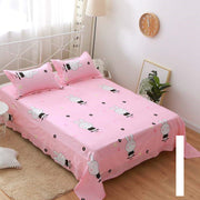 Single Double Bed  Flat Sheet Bedding