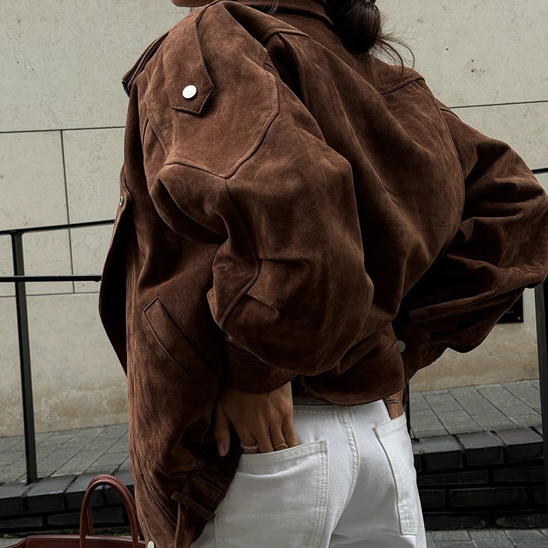 Short Loose Jacket Coat Women