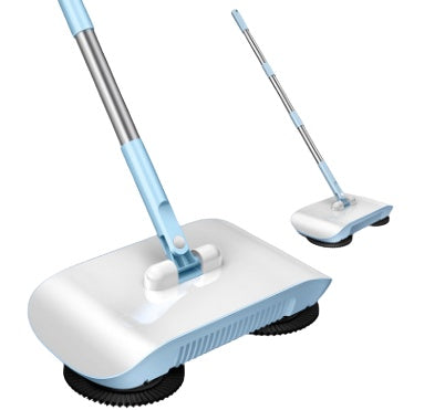 3-in-1 Hand Push Sweeper - Broom Dustpan Mop All-in-One Cleaner