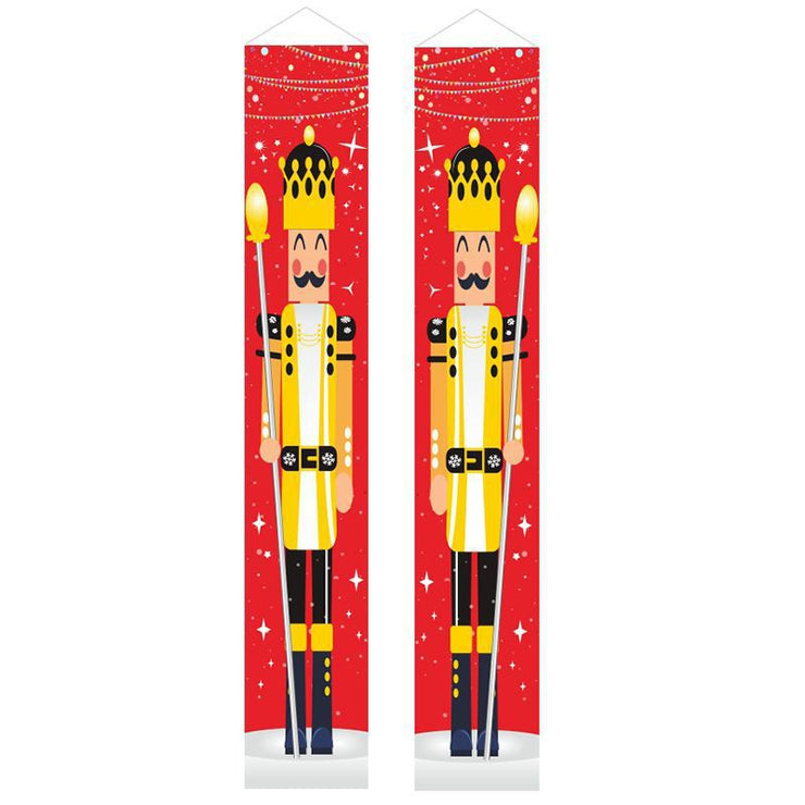 Christmas curtain couplet