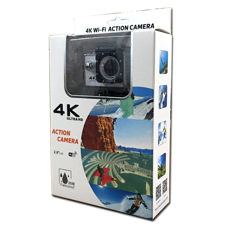 4K HD Action Camera WiFi 30FPS Waterproof Sports Camera