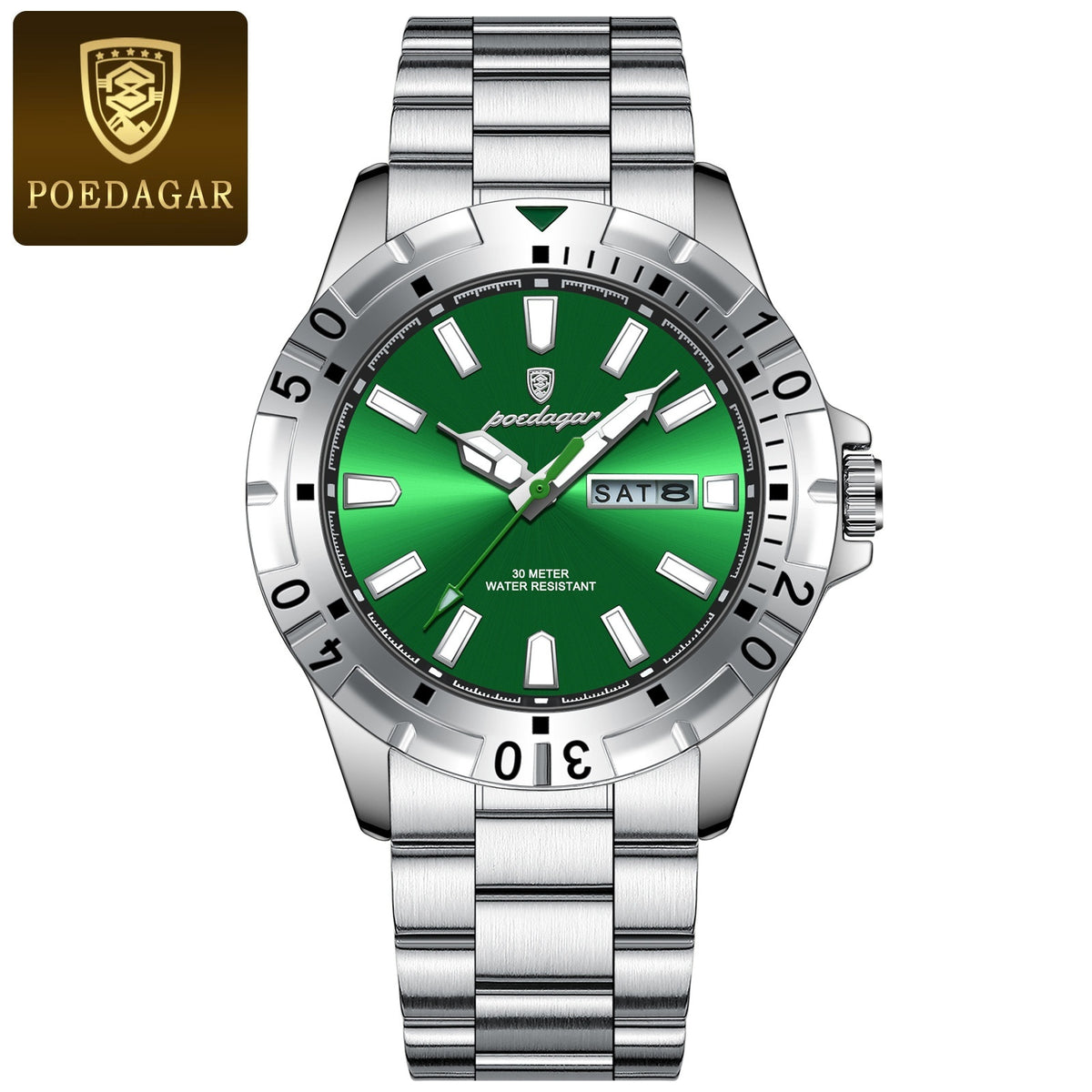 Swiss Brand Waterproof Fashion New Men's Super Strong Luminous Watch