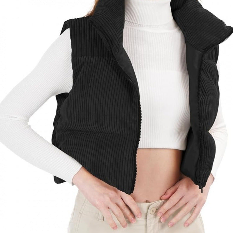 Vest Sleeveless Cotton Coat Jacket Women