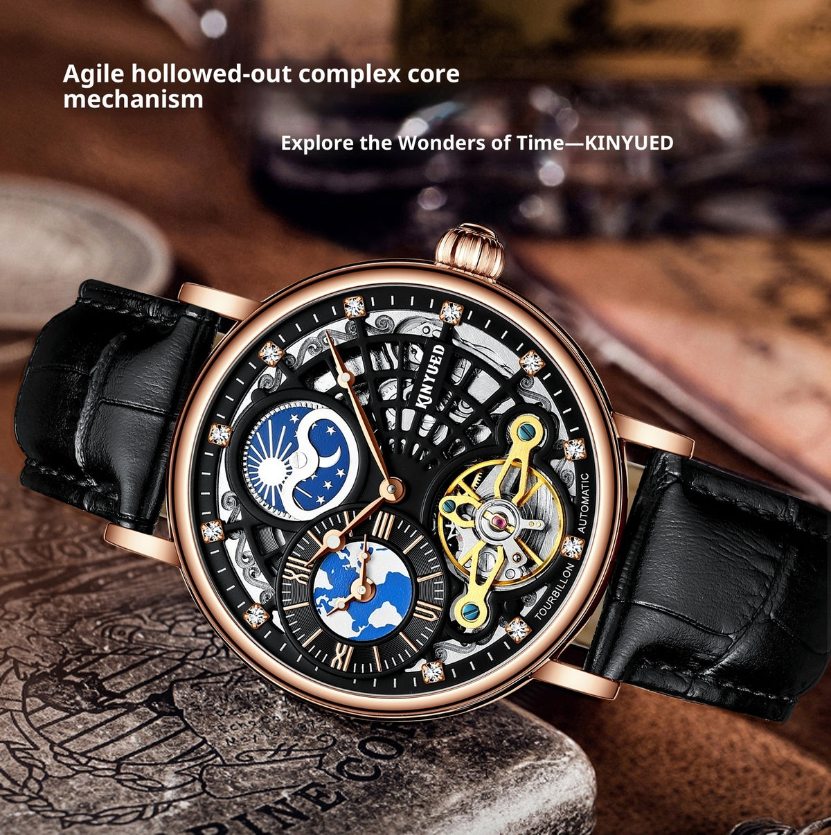 Automatic Hollow Mechanical Star Men's Watch