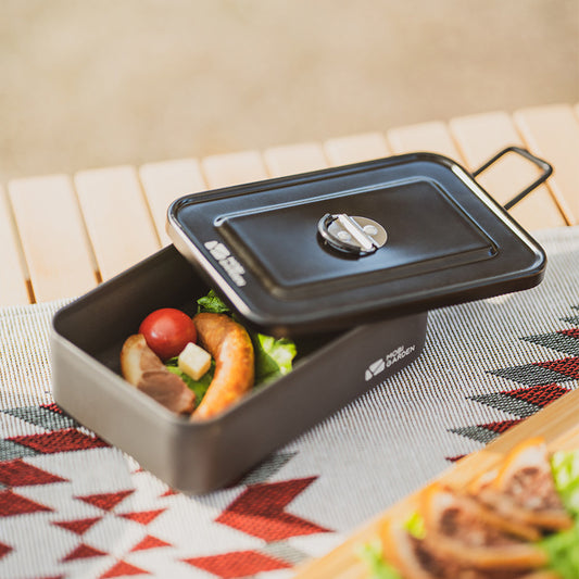 Aluminum Alloy Single Lunch Box Outdoor Camping Lunch Box