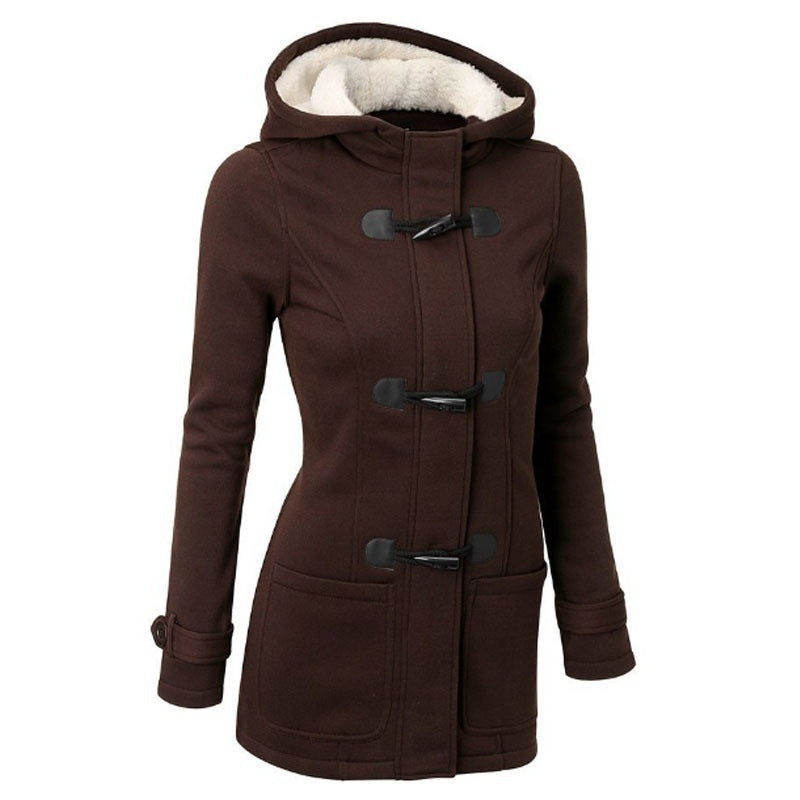 Hooded Jacket Sweater Cotton-padded Coat For Women