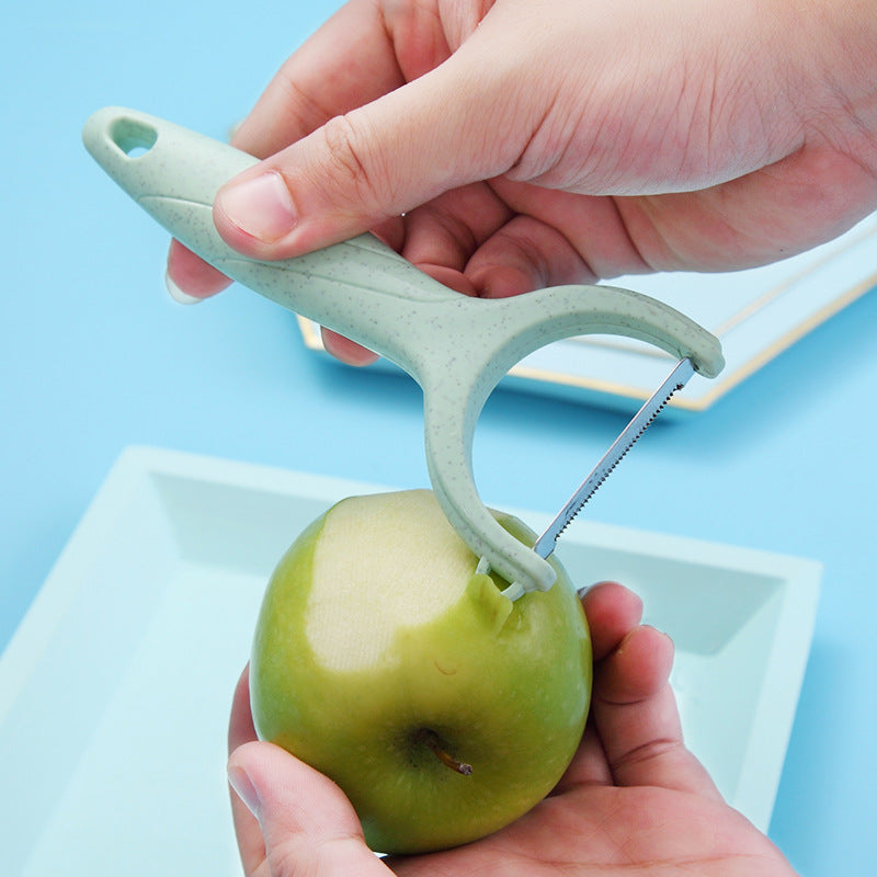 Stainless steel domestic fruit peeler
