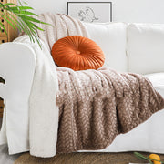 Siesta Blanket Knee Shawl Cover Flannel Thickened Lamb Wool