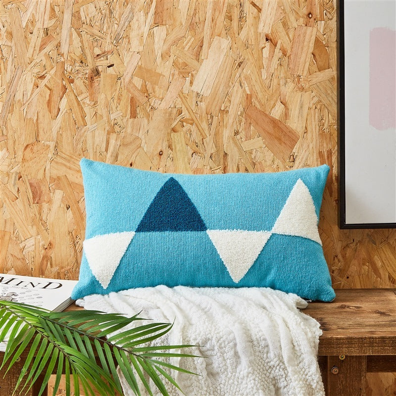 Simple Embroidered Cushion Embroidered Pillow Cover