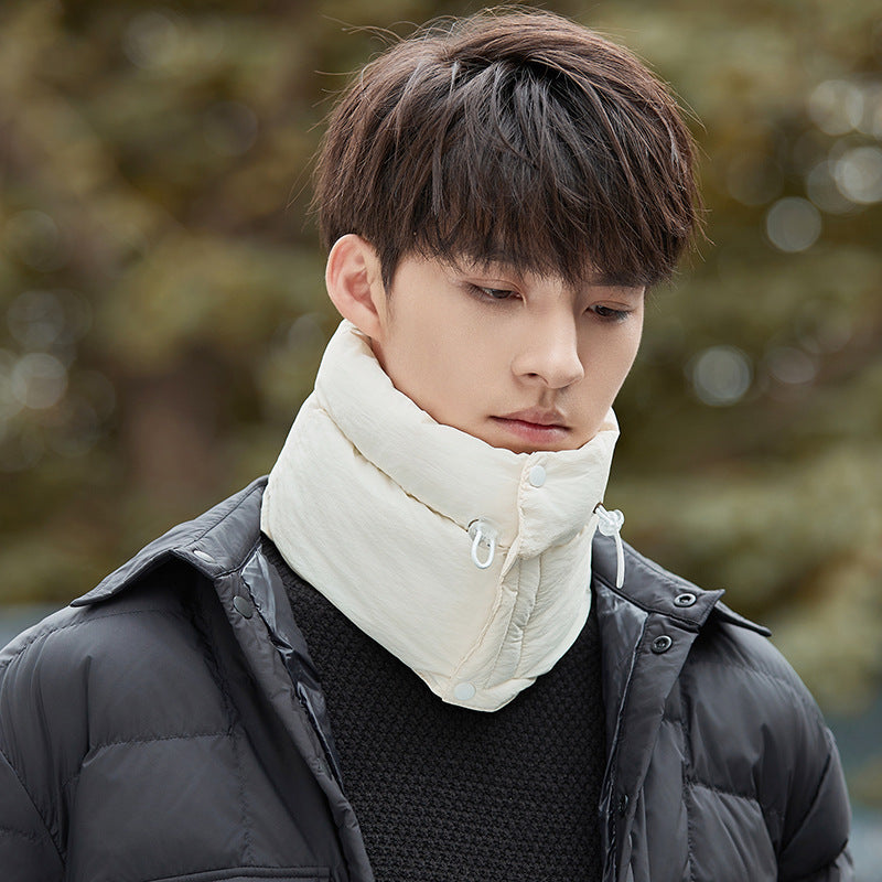 Winter Riding Warm Scarf Neck Protection Riding Motorcycle Windproof Scarf Winter Down Cotton Men's Bandana