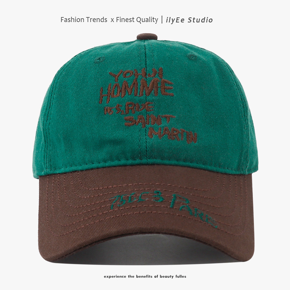 Big Head Circumference Peaked Cap Fashion Trendy Baseball Cap For Men