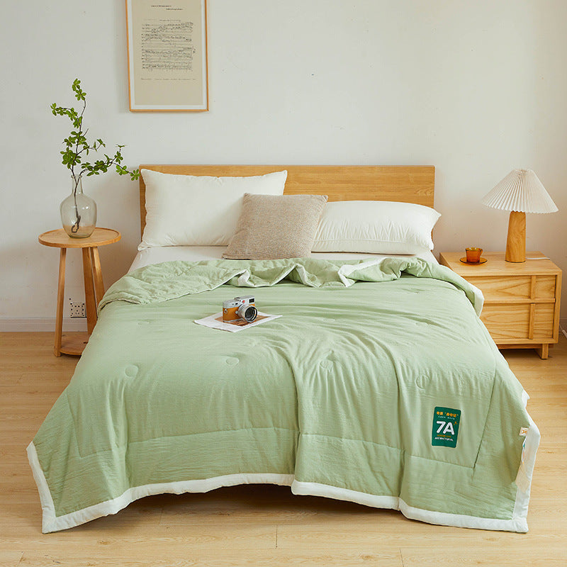 Antibacterial Cotton Summer Quilt - Lightweight & Washable