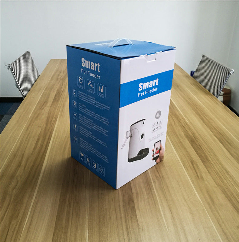 Smart Pet Feeder with Camera - WiFi Automatic Dog Cat Feeder