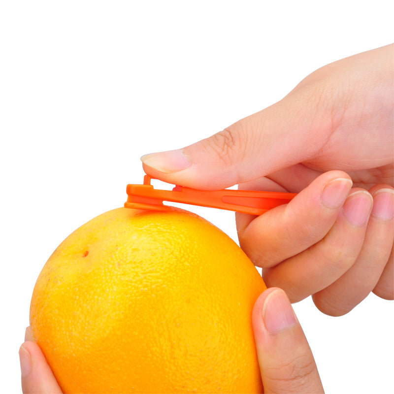 2pcs Plastic peeler orange