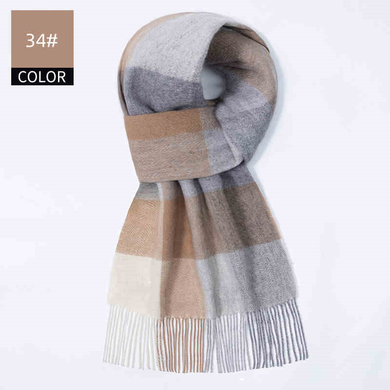 Winter New Men's Cashmere Scarf
