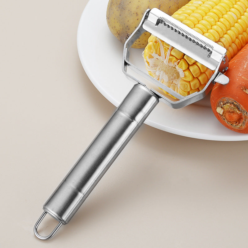 Kitchen Three-in-one Multifunctional Stainless Steel Peeler