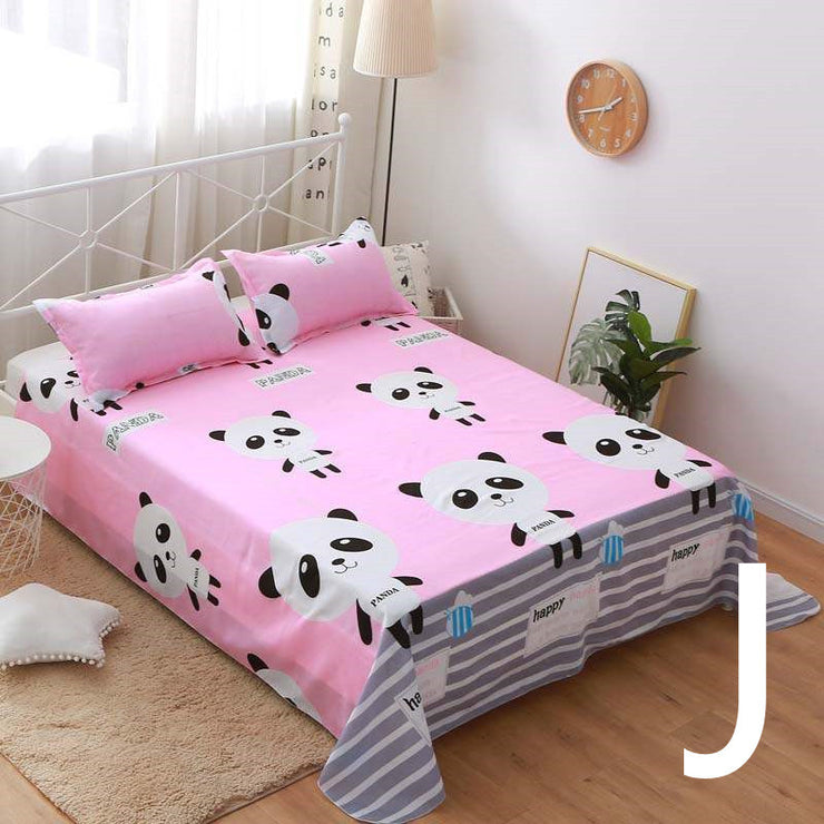 Single Double Bed  Flat Sheet Bedding