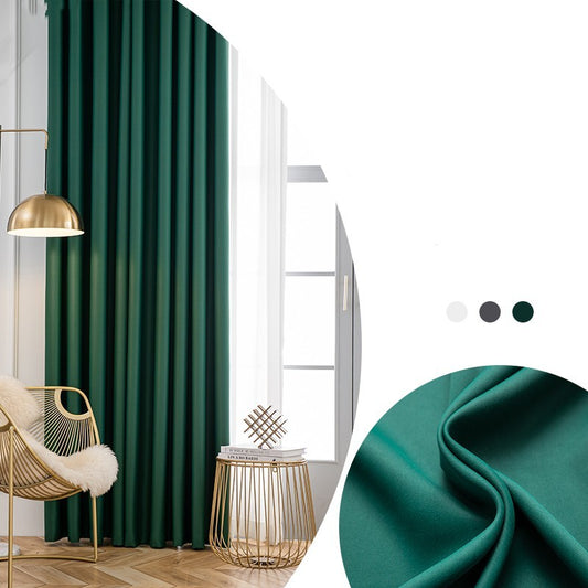 Full Shading Thickened Curtain Sunscreen Heat Insulation Anti UV Modern Simple