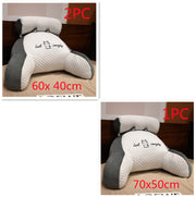 Sofa Fluffy Cushion Luncheon Pillow Triangle Reading Cushion Bedside Soft Large Backrest Lumbar Cushion Office Chair Cushion