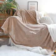 Siesta Blanket Knee Shawl Cover Flannel Thickened Lamb Wool