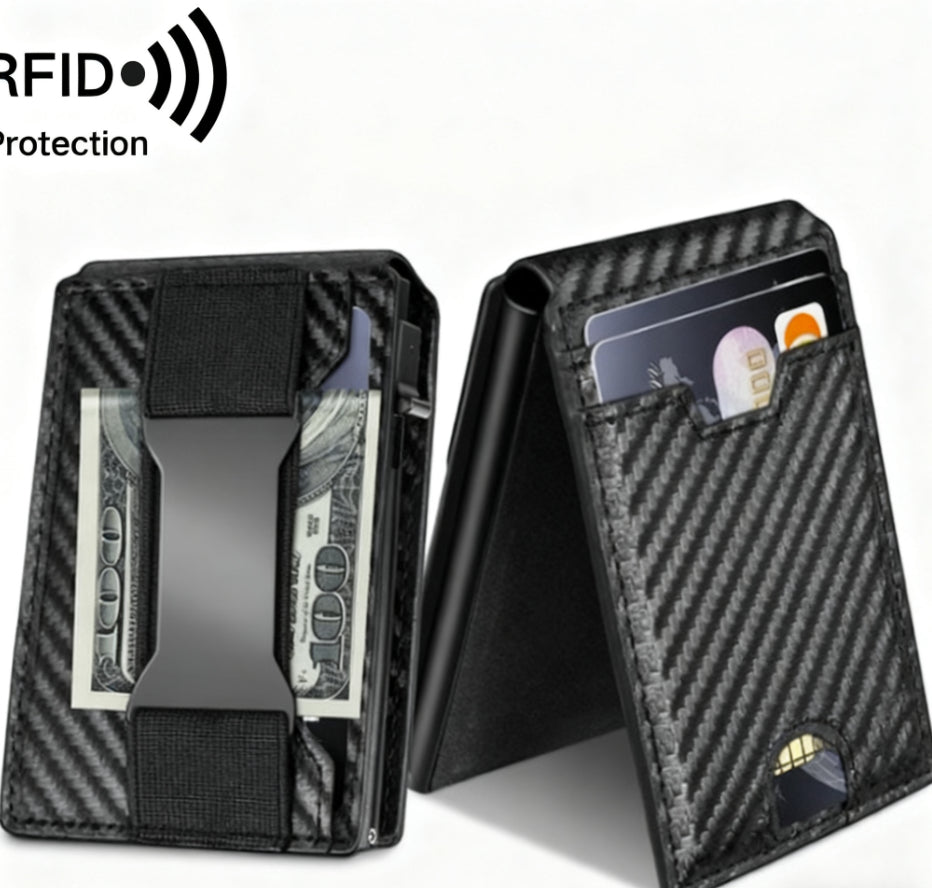 Business Card Holder Anti-theft And Anti-demagnetization Multi-function Automatic Card Pop-up Flip Cover
