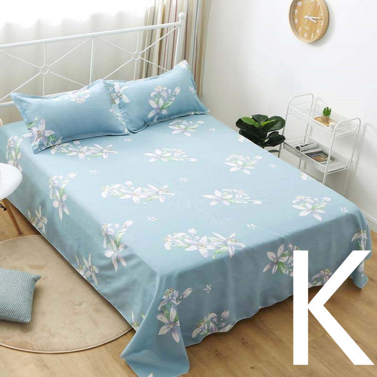 Single Double Bed  Flat Sheet Bedding