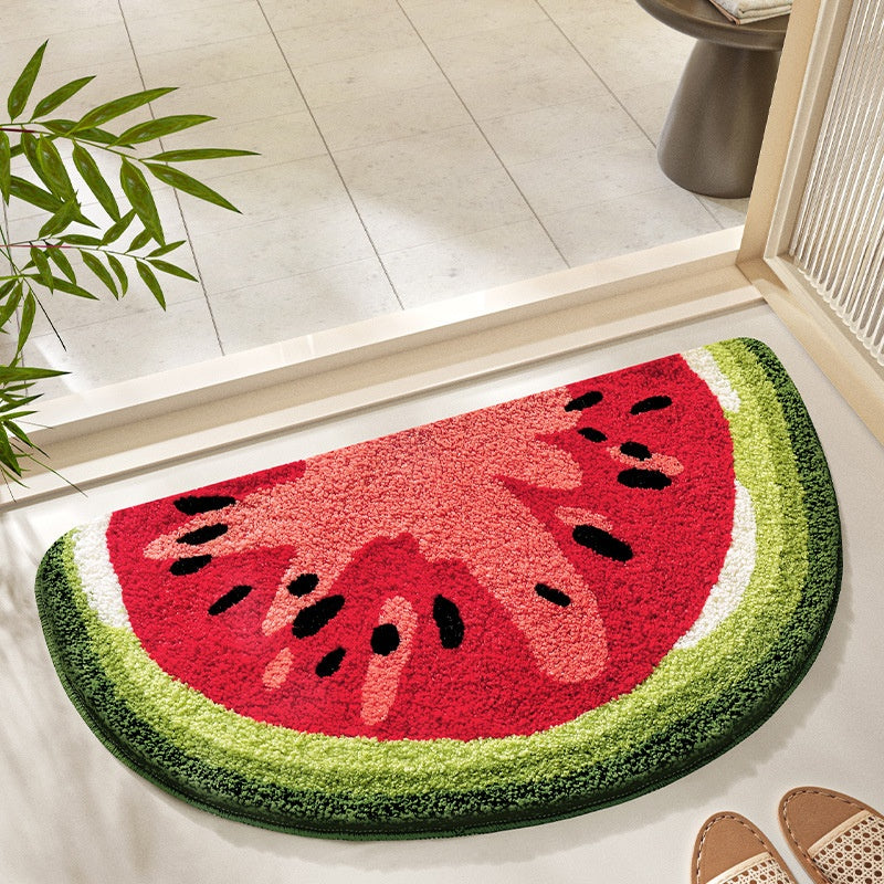 Ins Fruit Home Bathroom Entrance Floor Mat Entry
