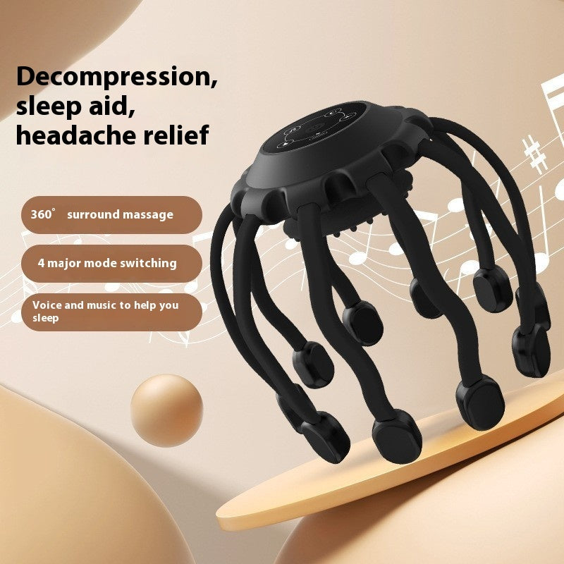 Head Massager Vibrates Scalp To Relax