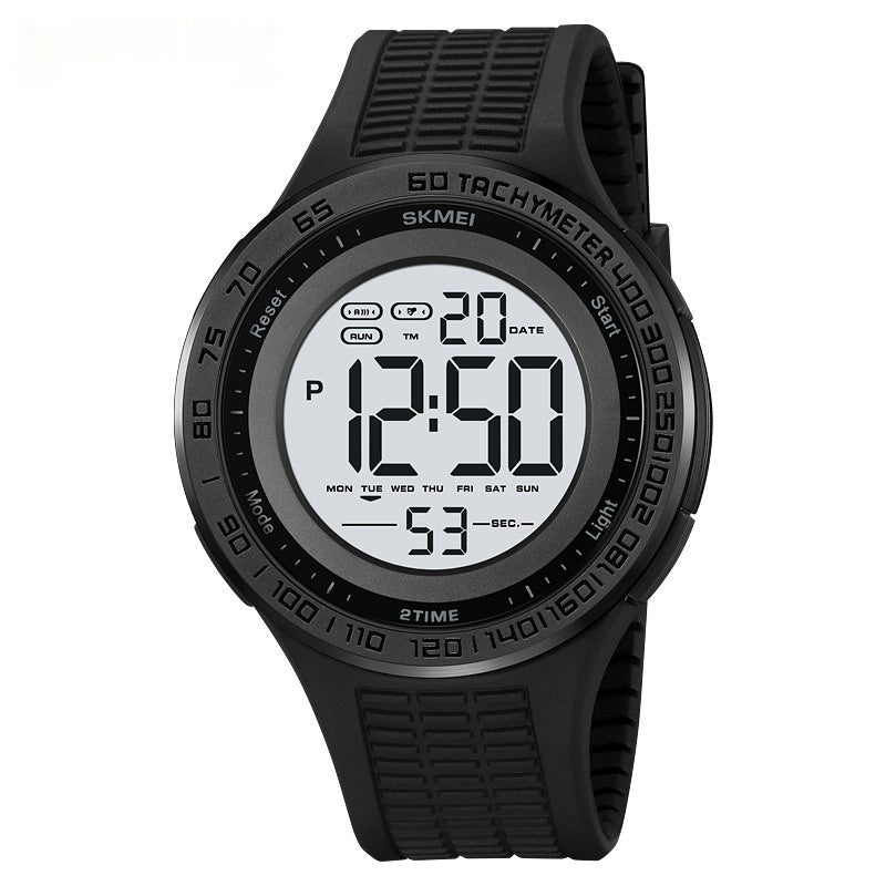Men's Stylish And Versatile Electronic Watch Luminous Waterproof