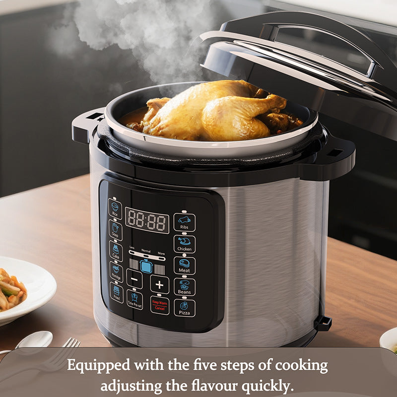 Smart 8L Large Capacity Electric Pressure Cooker Non-stick Pan