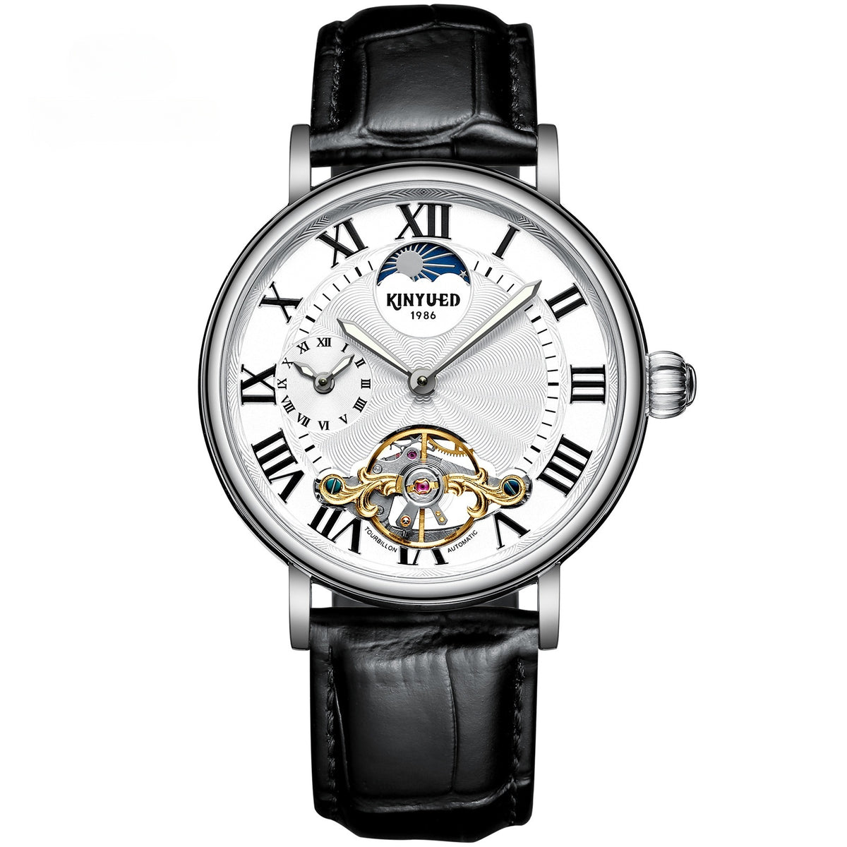 Tourbillon Automatic Mechanical Watch Luminous Hollow Men's