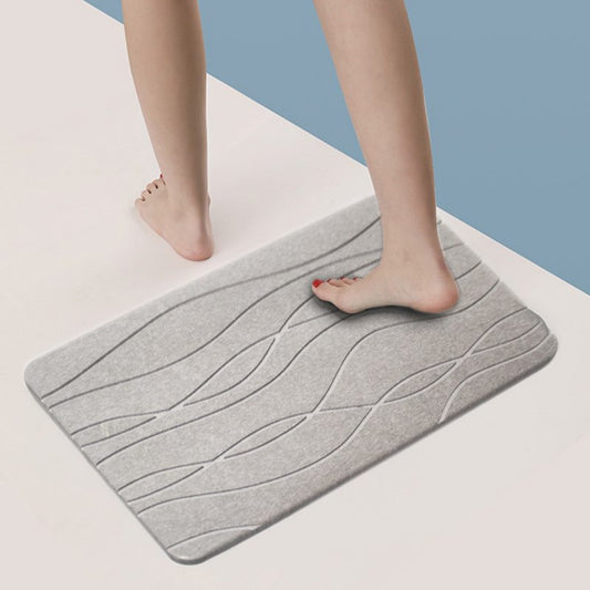 Bathroom Mats Diatom Ooze Hard Pad Non-slip Absorbent Diatomite Entrance Toilet Bathroom Step Mat
