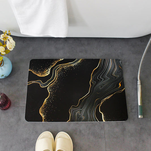Bathroom Hard Floor Mat Door Non-slop Mats