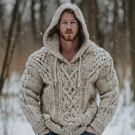 3D Printed Women's Printed Vintage Loose Hoodie