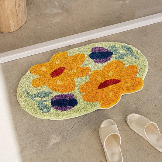 Bathroom Entrance Door Mat | Super Absorbent Non-Slip Floor Mat