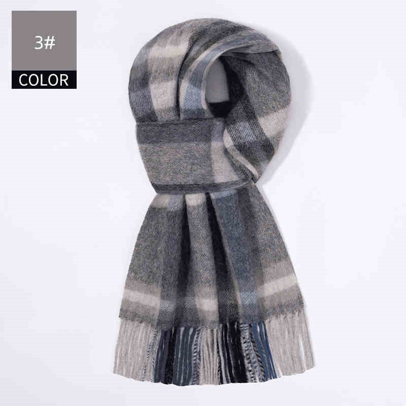 Winter New Men's Cashmere Scarf