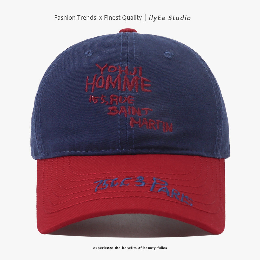 Big Head Circumference Peaked Cap Fashion Trendy Baseball Cap For Men